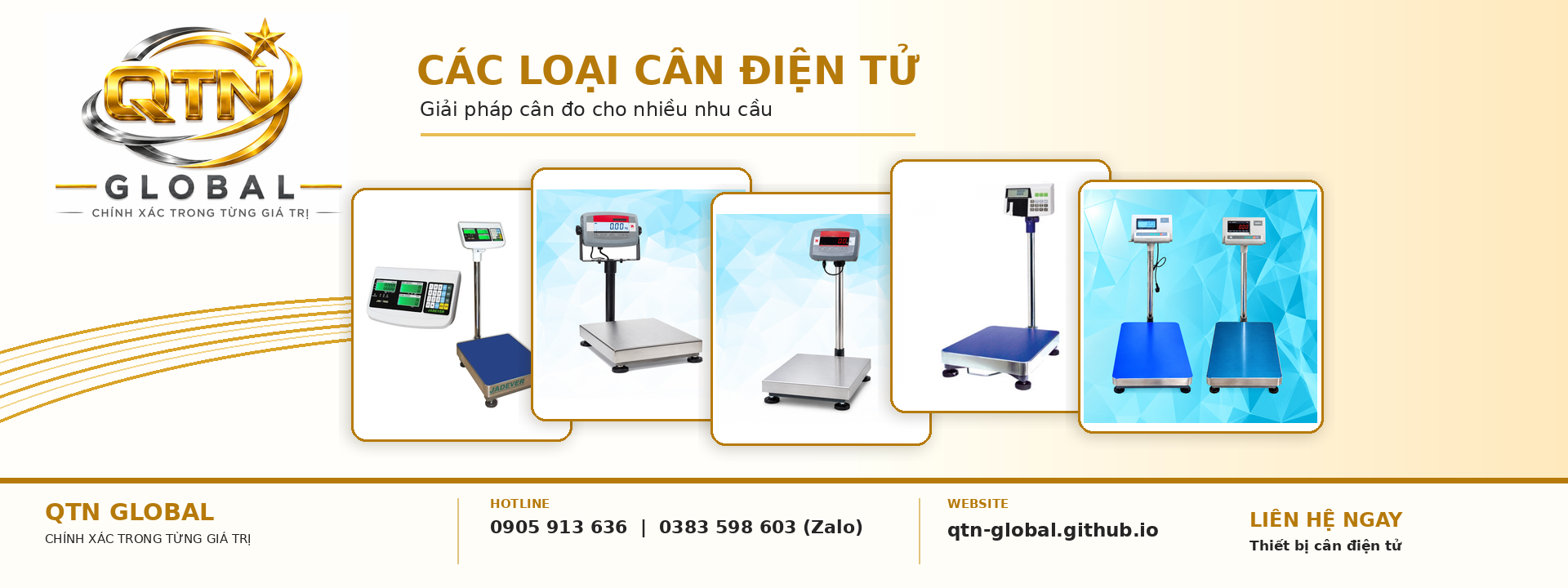 Cân bàn điện tử công nghiệp QTN GLOBAL